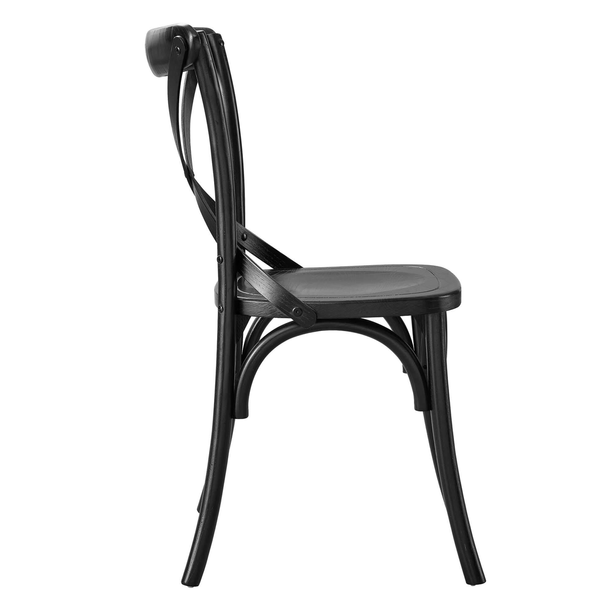 Alt View 2. Modway - Gear Dining Side Chair by Modway - Black.