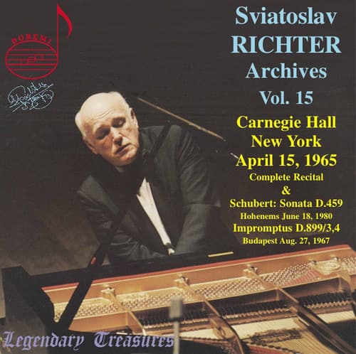 Sviatoslav Richter - Archives 15   - COMPACT DISCS [CD] price history on PriceWatchPro