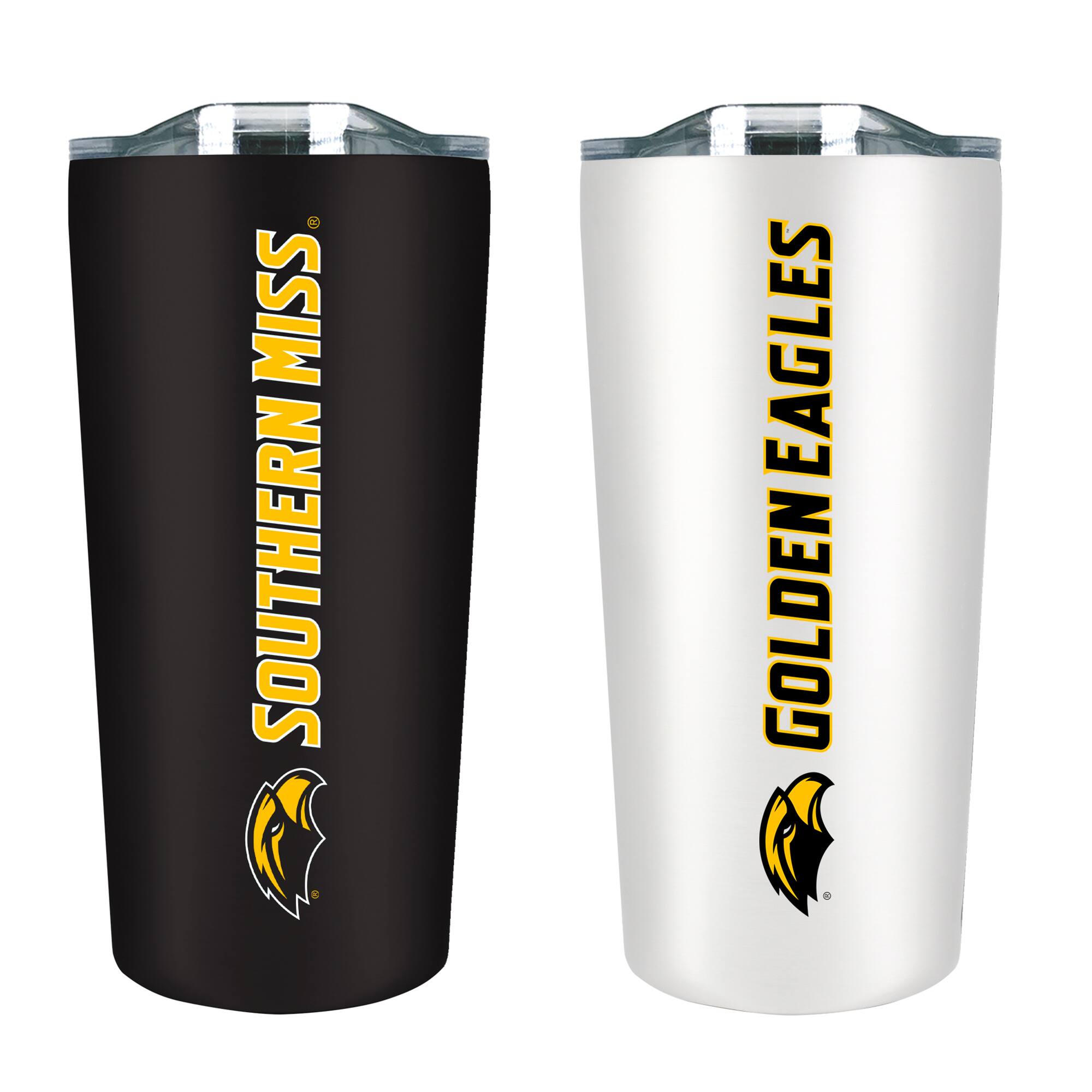 The Fanatic Group - Southern Miss Golden Eagles 18oz. Soft Touch Tumbler Two-Piece Set - Multicolor