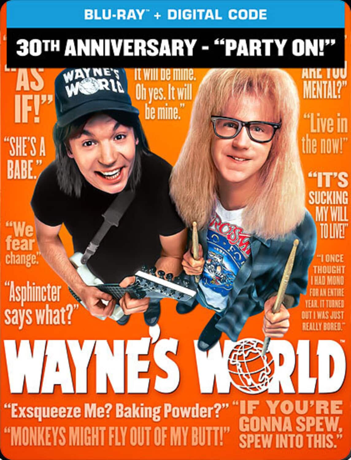 Wayne's World (30th Anniversary "Party On" Edition) (Steelbook)   - BLU-RAY