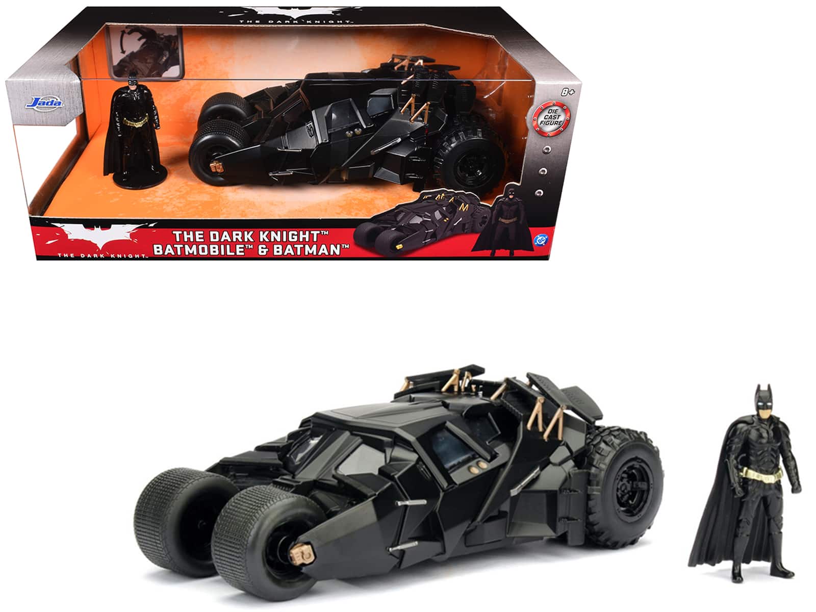 "2008 ""The Dark Knight"" Tumbler Batmobile with Batman Diecast Figurine 1/24 Diecast Model Car  by Jada" price history on PriceWatchPro