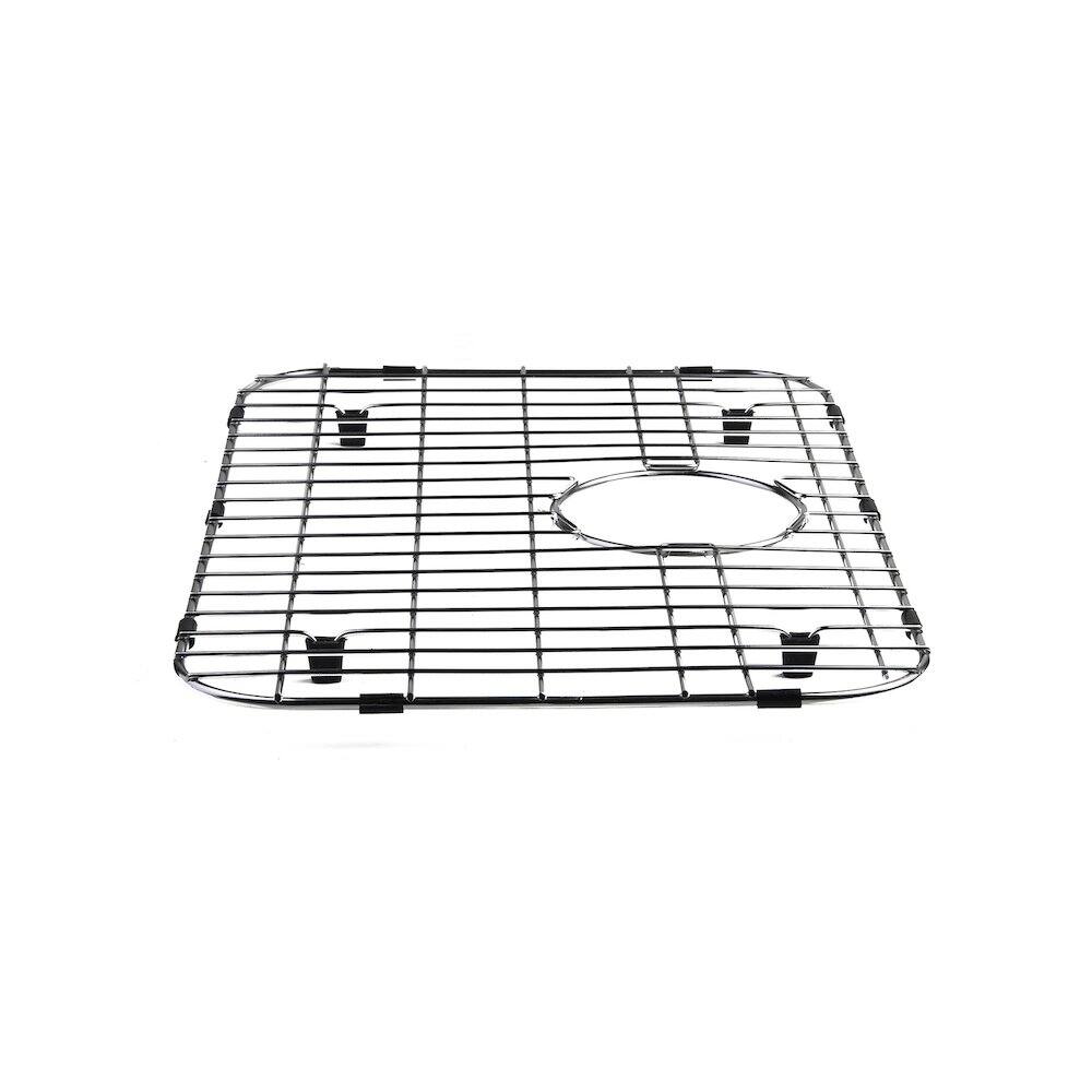 Left. Alfi - Solid Stainless Steel Kitchen Sink Grid - Stainless.