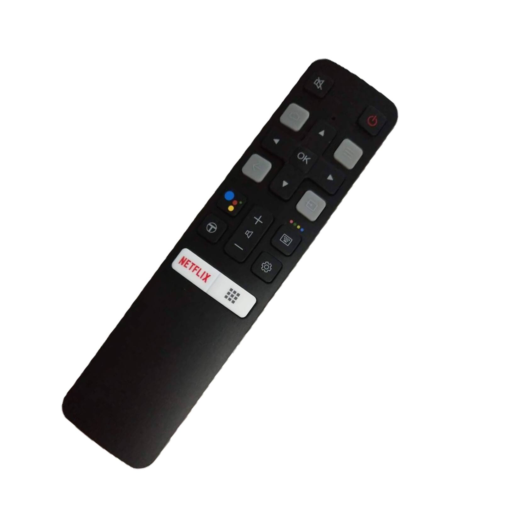 Angle. VINABTY - New ARC802V-FMR1 Voice Replaced Remote Control Fits for TCL TV 06-BTZNYY-URC802V RC802V FMR1 32S6500A - Black.