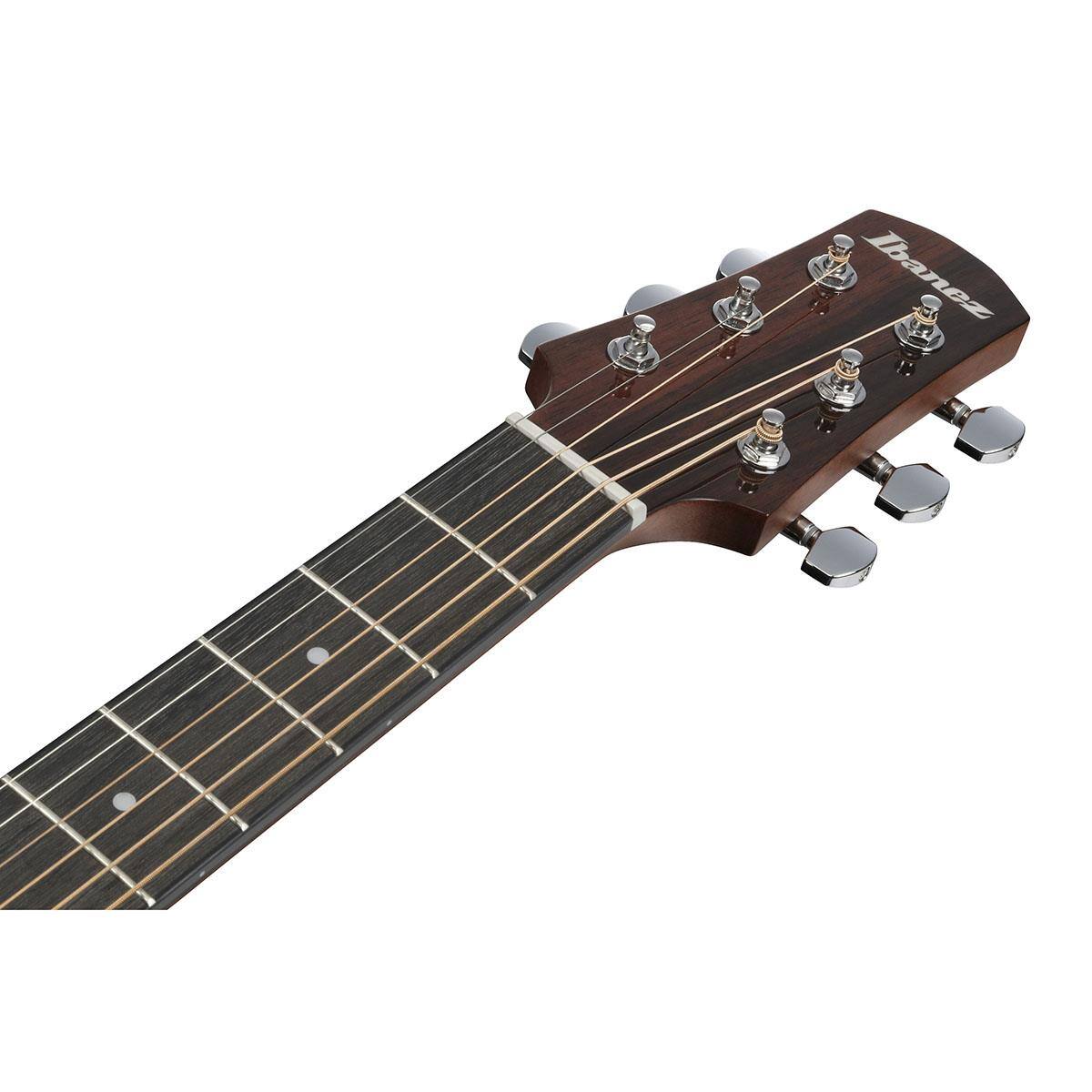 Alt View 7. Ibanez - Ibanez Advanced Acoustic Series AAD51LCE Left-Handed Acoustic Electric Guitar, Dark Violin Sunburst.
