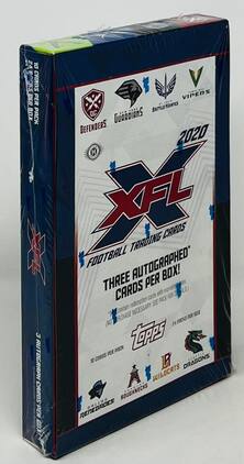 2020 Topps XFL Football Hobby Box