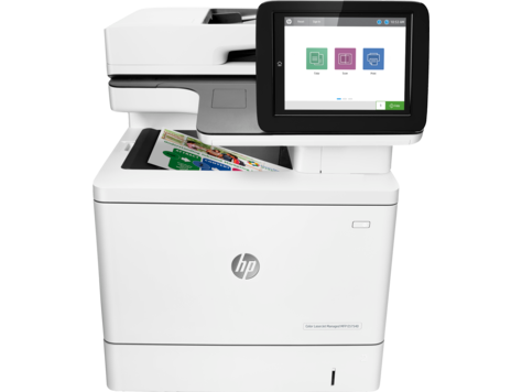HP - Color LaserJet Managed MFP E57540 series - White