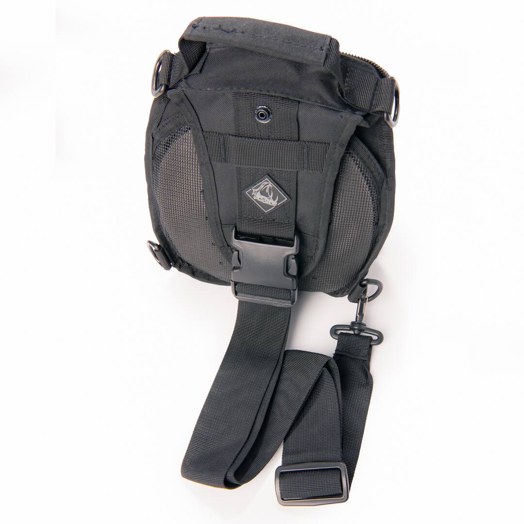 Alt View 6. Rattlesnake Tactical - Rattlesnake Tactical Sling Pack with Pistol Retention System, Black - Black.