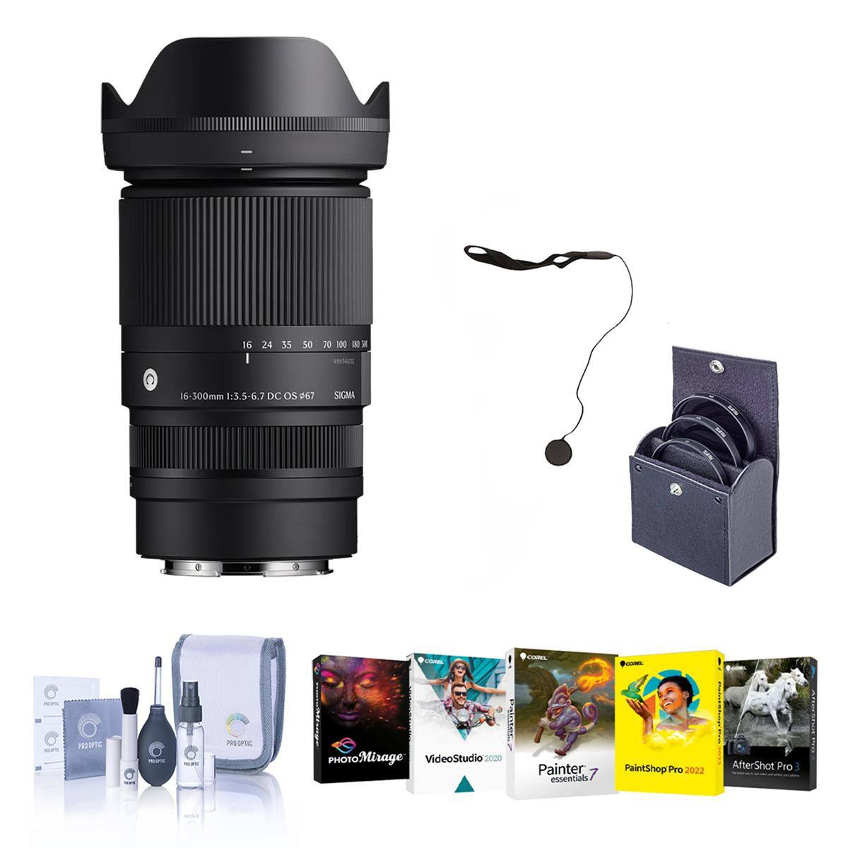 16 I  
24  
35  
50  
70 100 100 31 VOLCALSA  
16-300mm 1:3.5-6.7 DC OS 67  
SIGMA  
100% RECE  
PROOPTIC  
MEDIC  
News  
PROOPTIC  
COREL Paintel. PHOTO Mirage VideoStudio 2020  
COREL Painter essentials  
90000 PaintShop Pro 2022  
AfterShot Pro  
Sodion