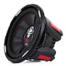 BOSS Audio - Phantom 12" 2300 W Max Power 4 Ohm DVD Car Audio Subwoofer, P126DVC - Black