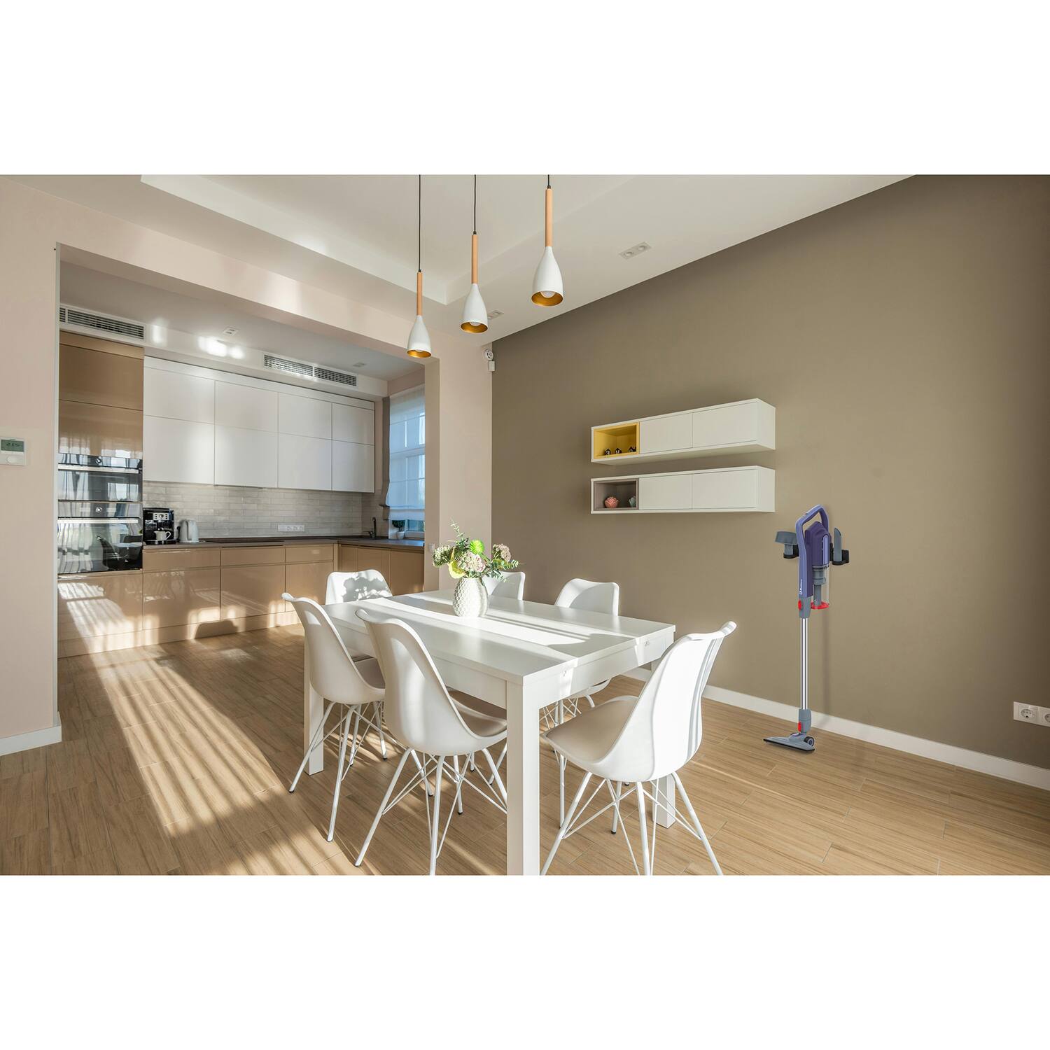 Angle. Koblenz - Scorpio 3-in-1 Corded Cyclonic Vacuum SVK-165 - Gray/Purple.