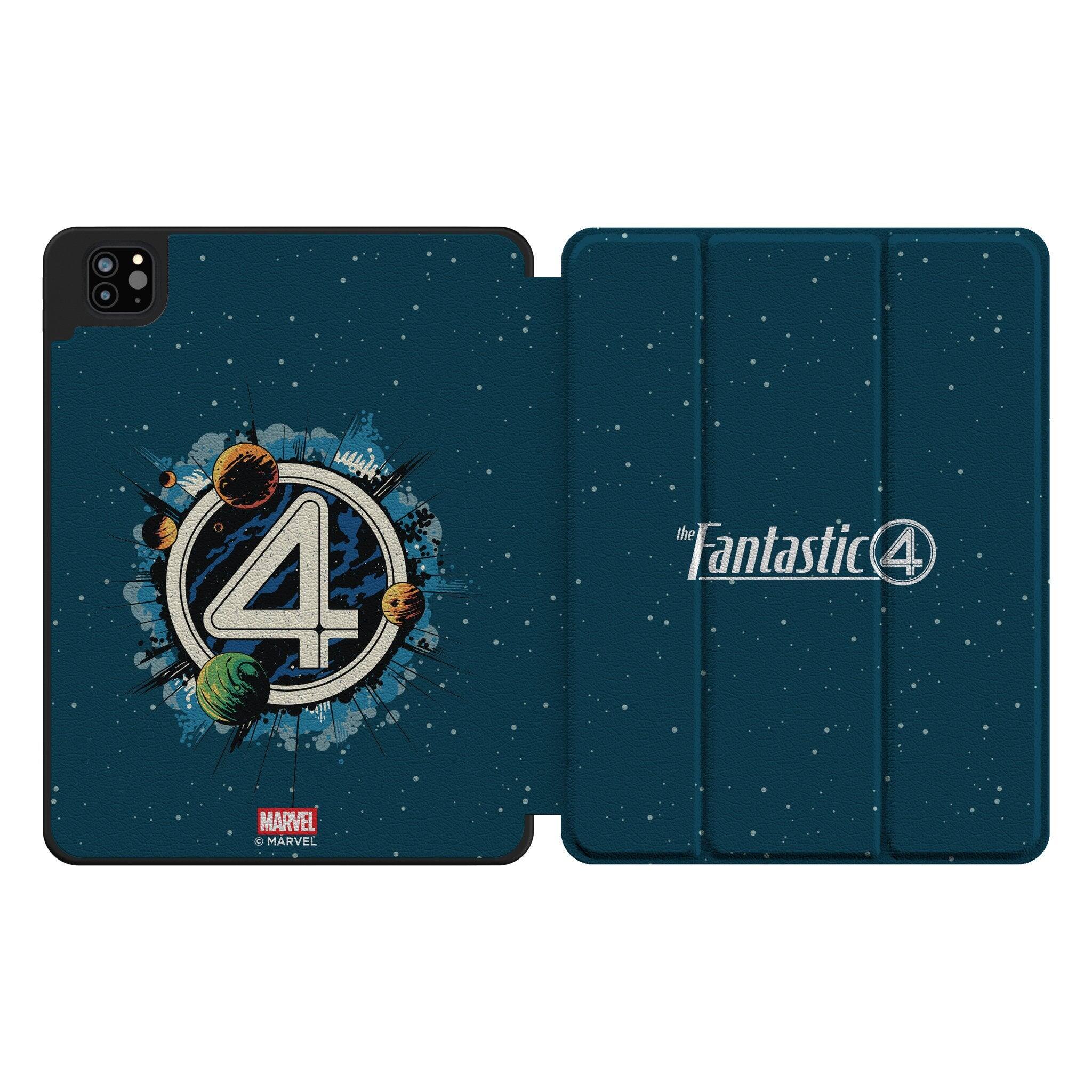 Keyscaper - Marvel Badge Tablet Case - Apple iPad (10th Gen) - Fantastic Four 2