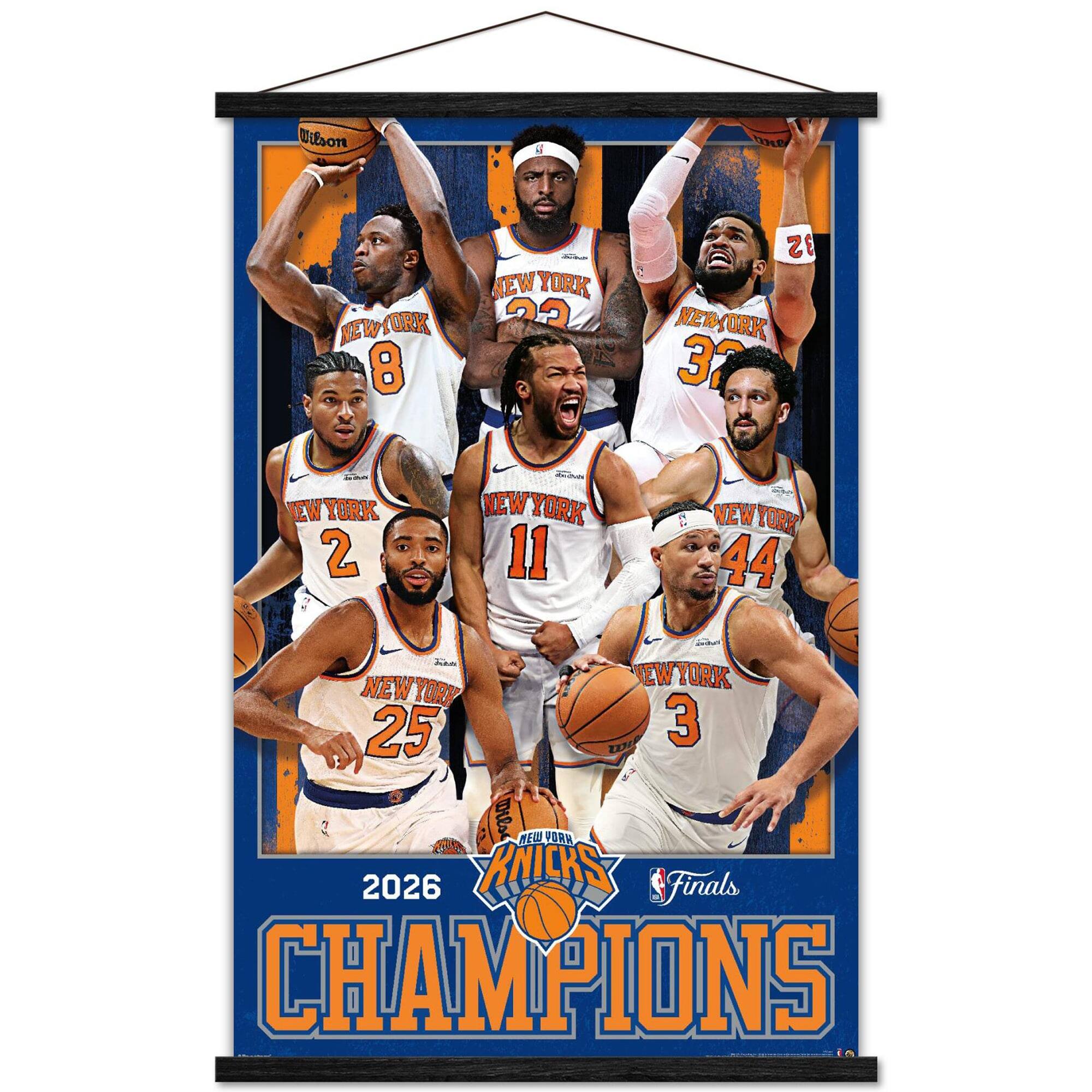New York Knicks 2026 NBA Finals Champions 22.375" x 34" Poster
