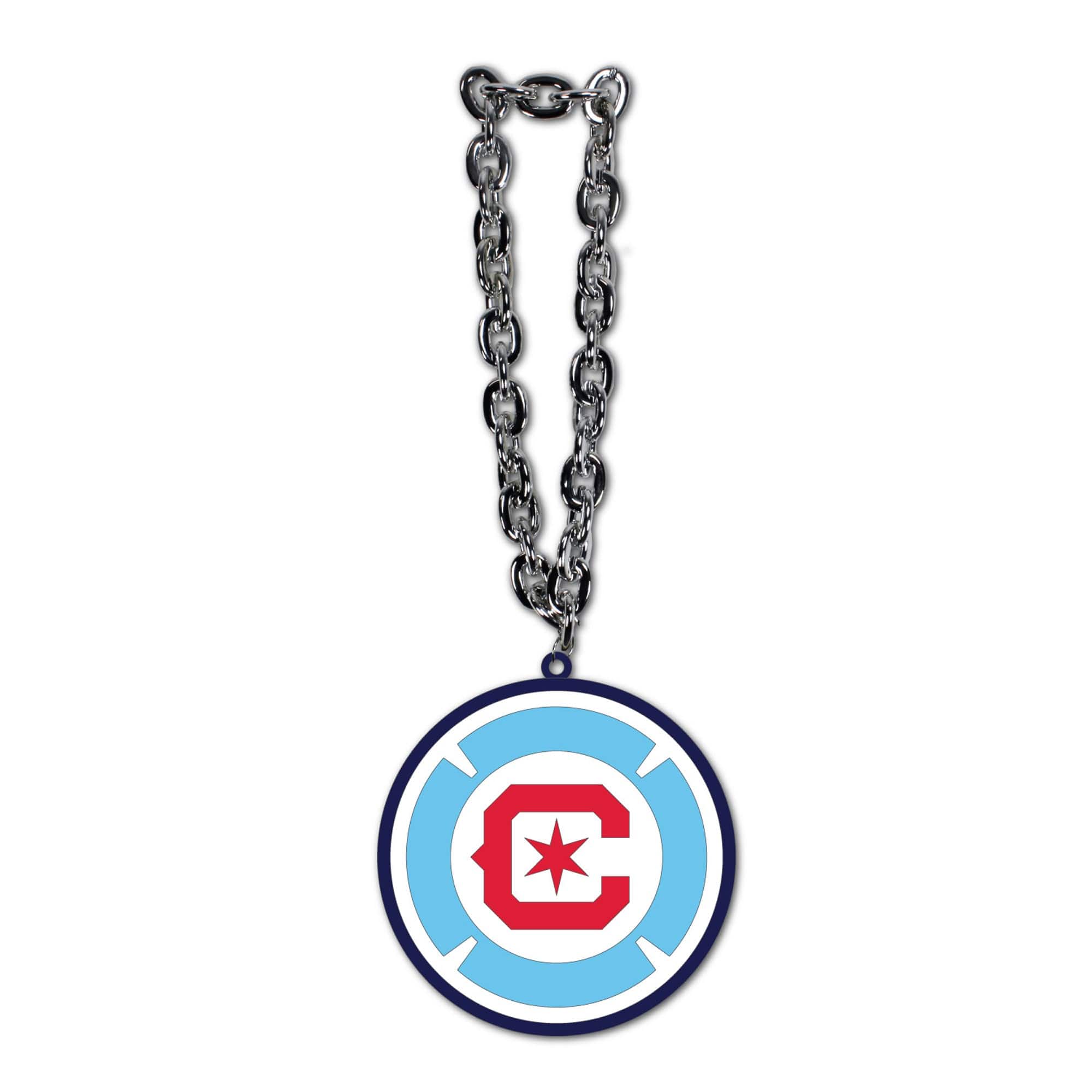 MOJO - Chicago Fire Team Logo Fan Chain Necklace - Red