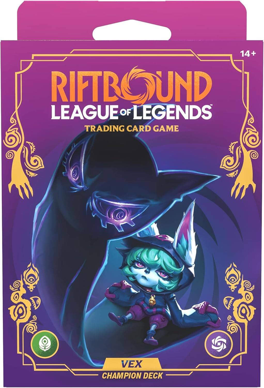 14+ RIFTBOUND LEAGUE OF LEGENDS TRADING CARD GAME VEX CHAMPION DECK