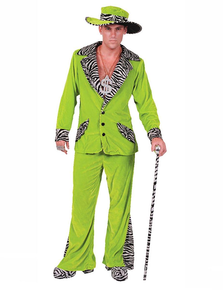 Busy Bee - Pimp Adult Costume & Hat - Large - Green price history on PriceWatchPro