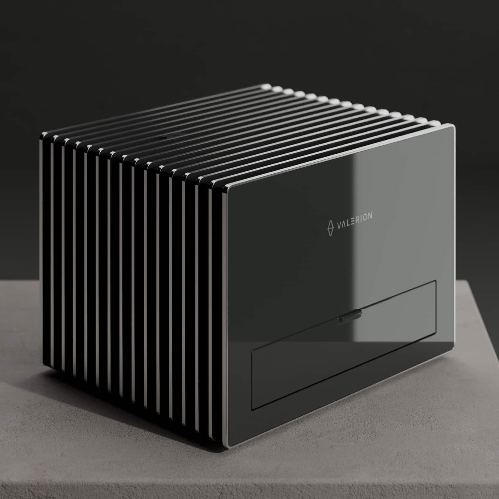 Back. Valerion - VisionMaster Pro2 Triple Laser Projector 4K ,3000 ISO Lumens, 15000:1 Contrast,0.9-1.5x Optical Zoom,HDR10+, IMAX - Black.