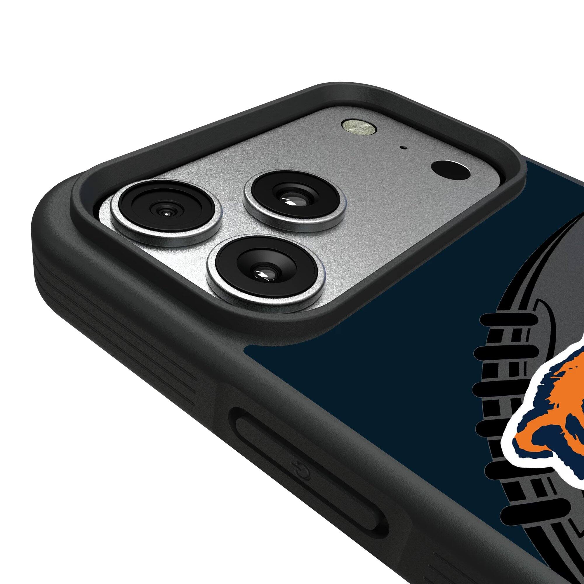 Alt View 2. Keyscaper - Chicago Bears iPhone Pastime Design Bump Case - 15 - Multicolor.