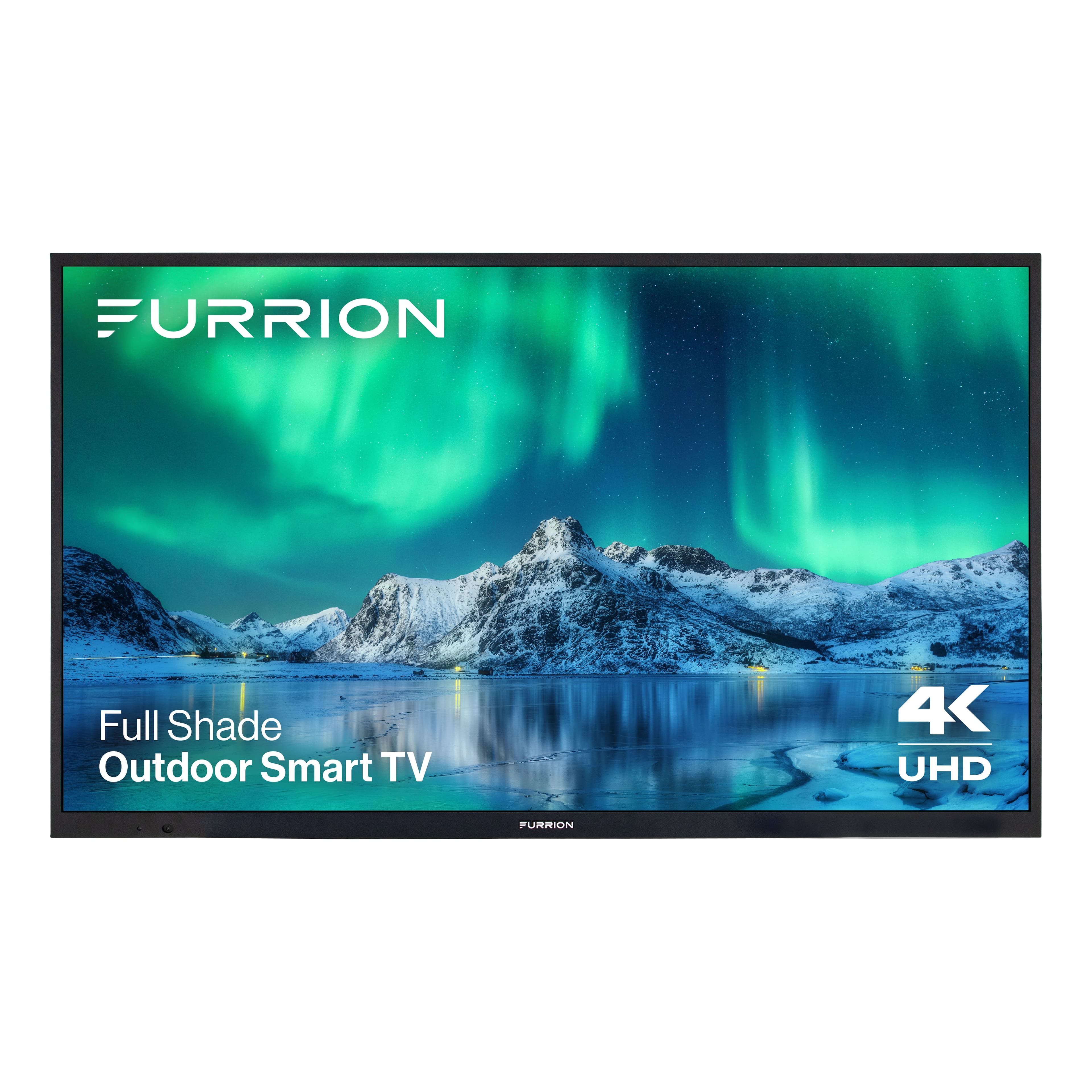 Front. Furrion - Aurora 65" Full Shade Smart 4K UHD LED Outdoor TV - Black.