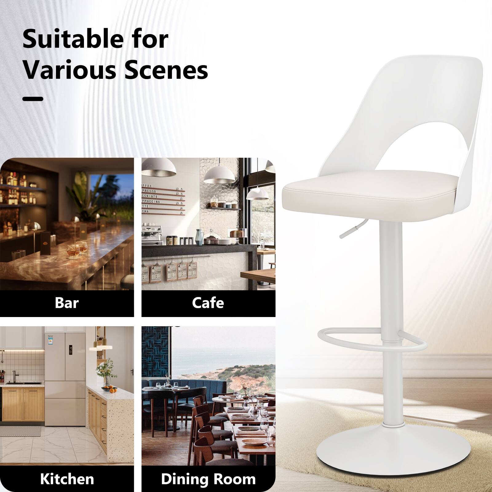 Suitable for Various Scenes

- Bar
- Cafe
- Kitchen
- Dining Room