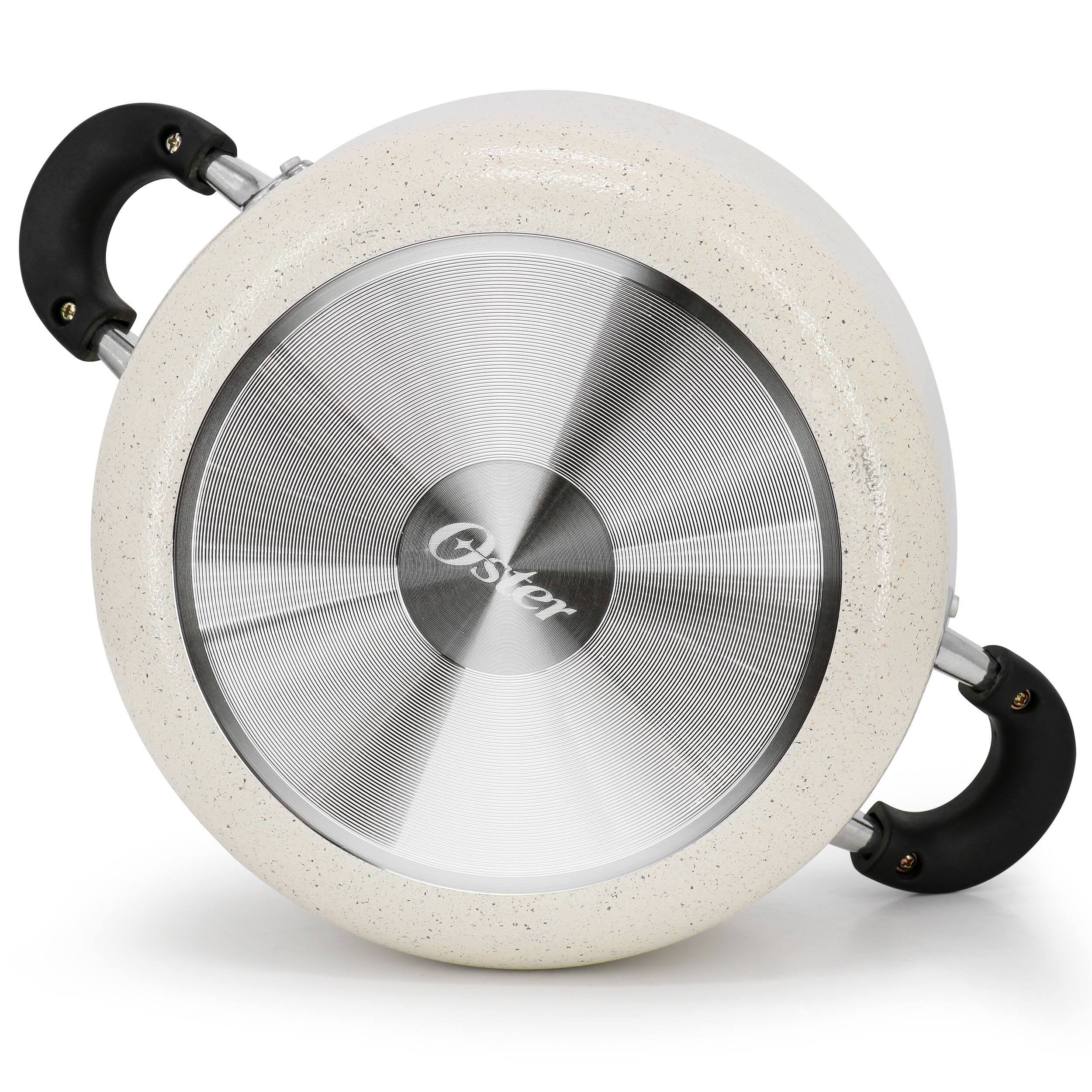 Alt View 3. Oster - Oster Clairborne 6 Quart Aluminum Nonstick Dutch Oven with Lid in Sand - Sand.