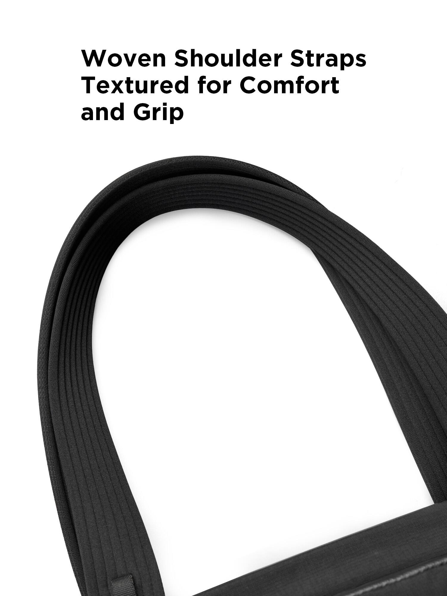 Woven Shoulder Straps Textured for Comfort and Grip