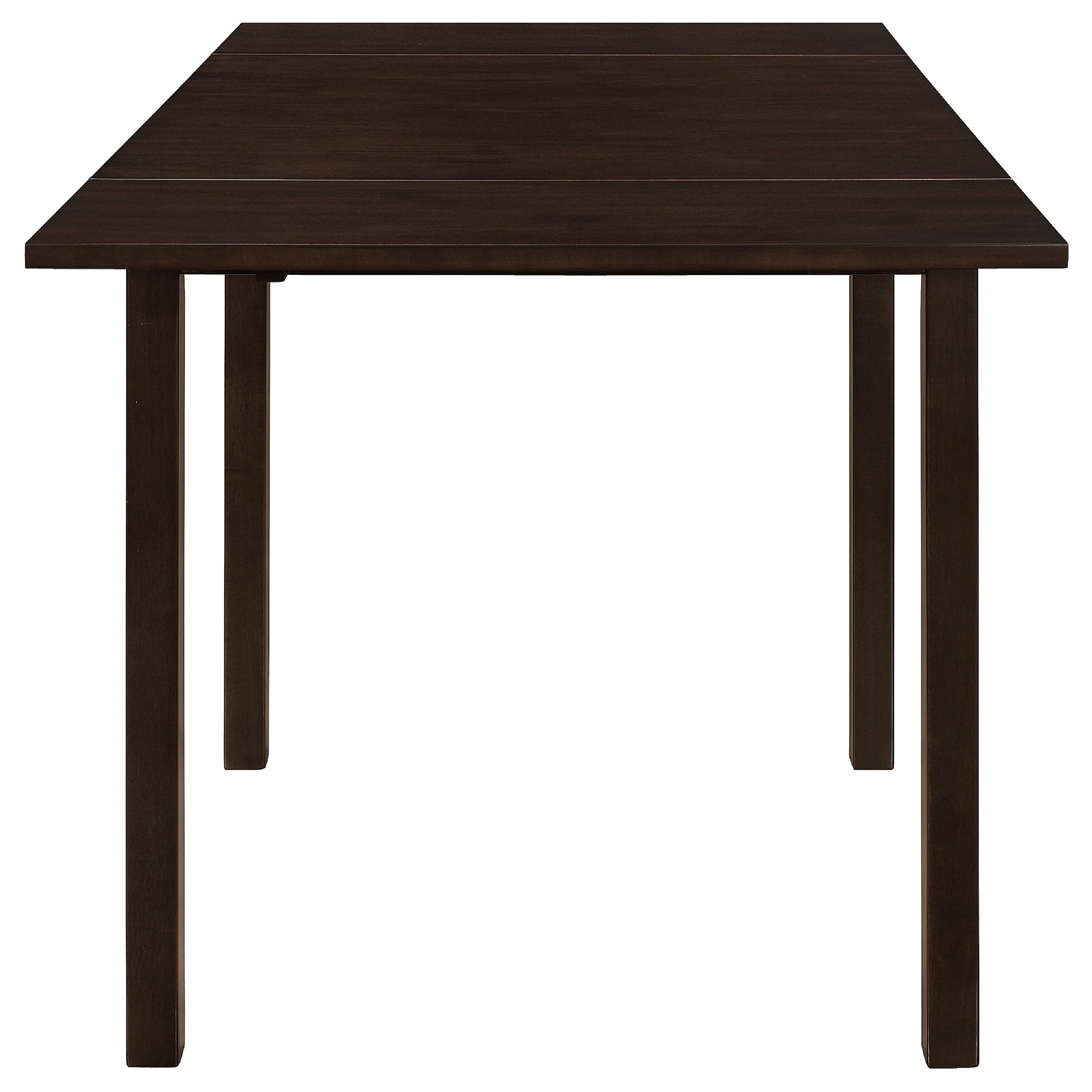 Alt View 2. Manhattan Lane - Elso 4pc Dining Set, Table w Drop Leaf, 3 Lattice Style Chair - Cappuccino Brown, Brown Tan.