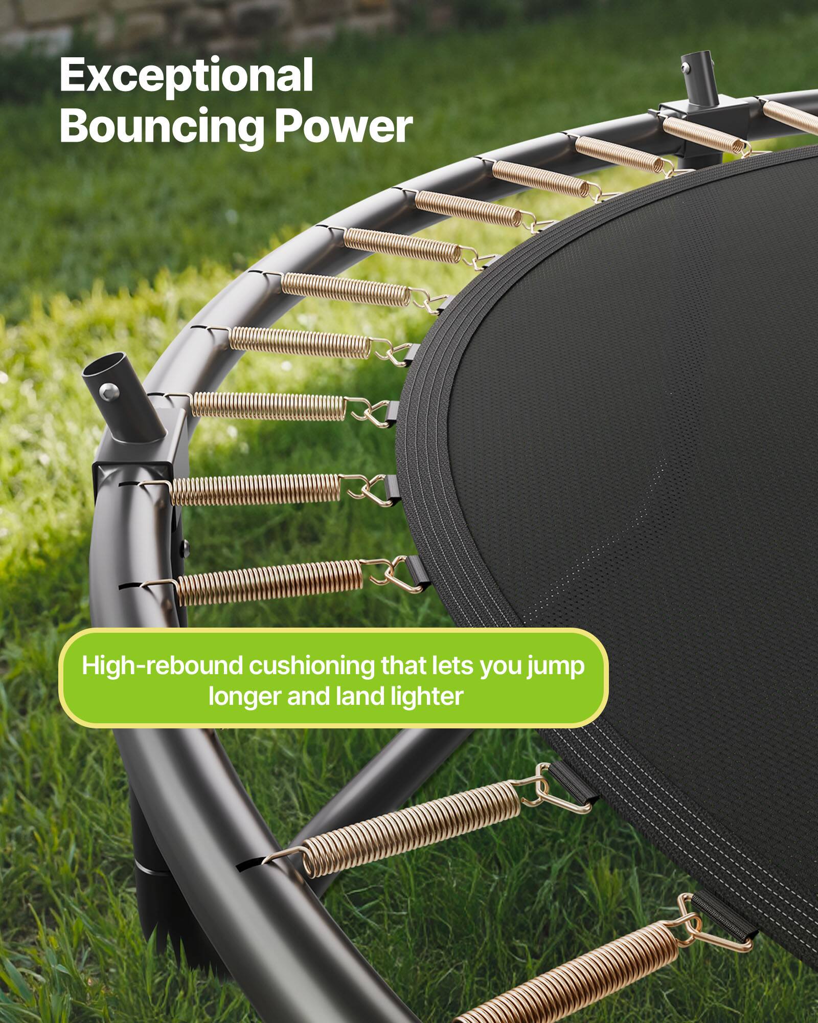 Exceptional Bouncing Power

High-rebound cushioning that lets you jump longer and land lighter