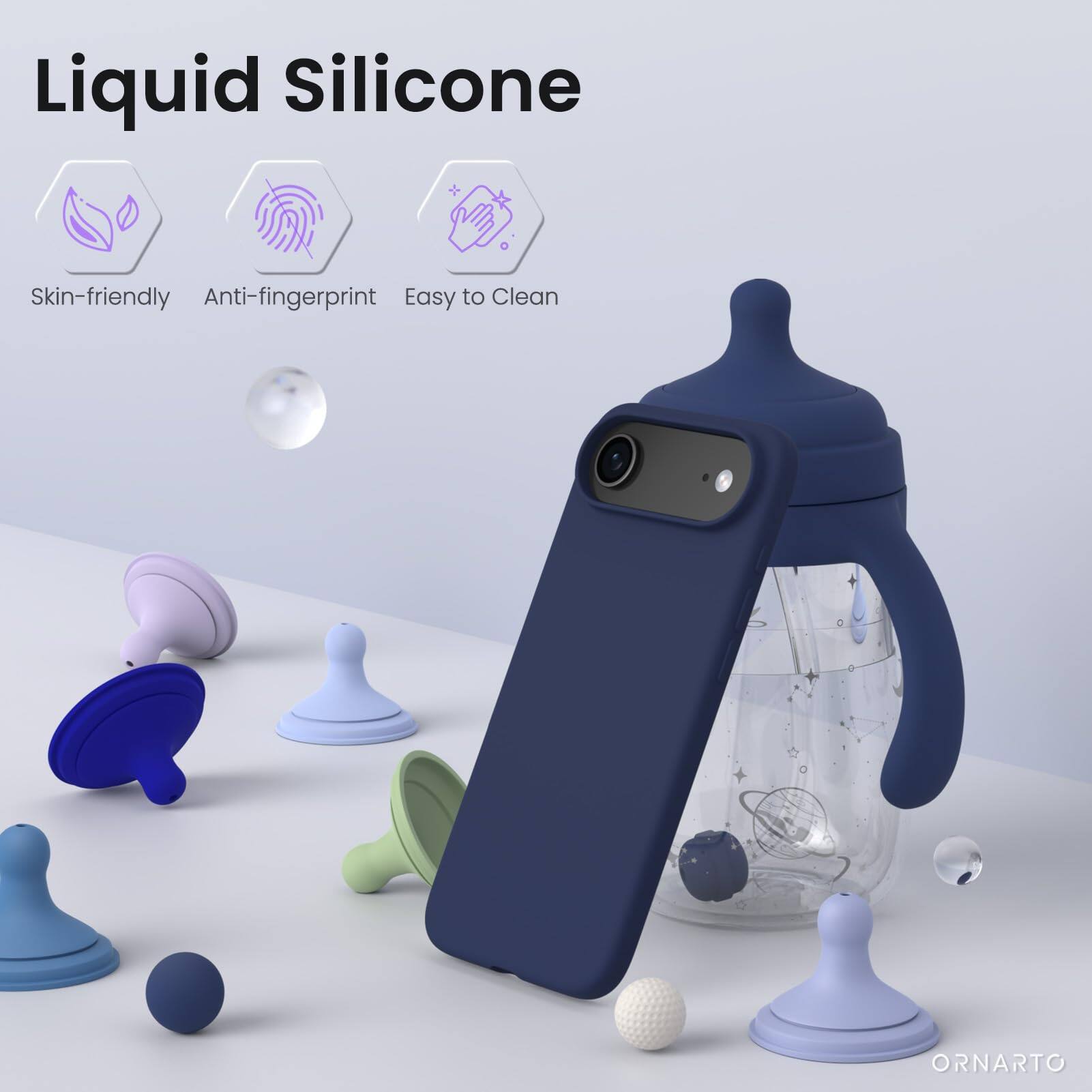 Liquid Silicone

Skin-friendly  
Anti-fingerprint  
Easy to Clean  

ORNARTO