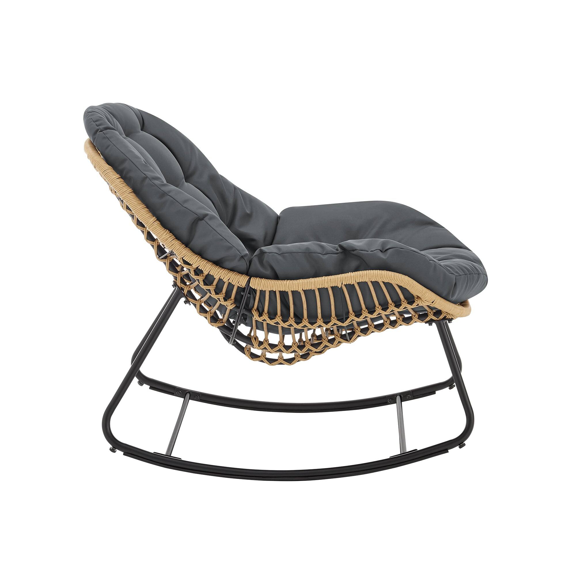Alt View 8. Manhattan Comfort - Benson Modern 3-Piece Patio Lounge Chair Set - Gray.
