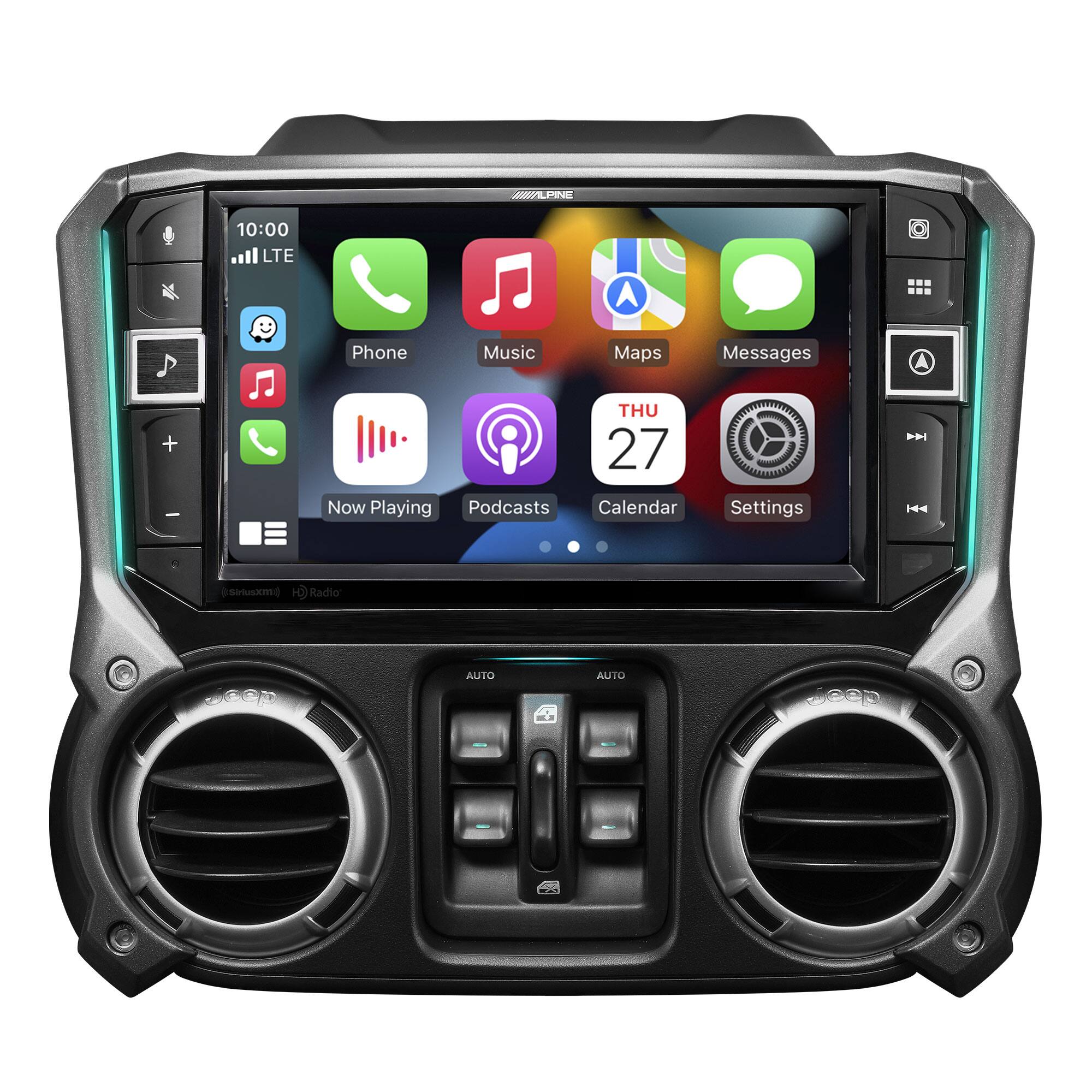 LINE 10:00 LTE A . Phone Music Maps Messages + I Now Playing Podcasts THU 27 Calendar  BIA BILIT NA Settings  |4 ios Radio AUTO AUTO deep