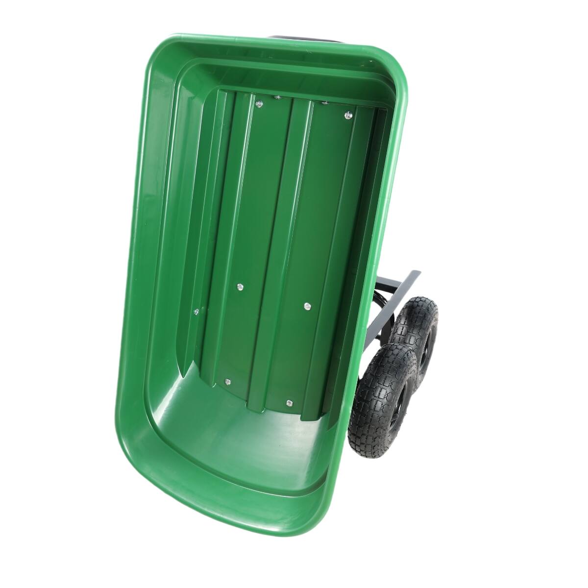 Alt View 9. Loheer - Loheer Poly Garden Dump Truck Steel Frame Garden Cart 55L Green.