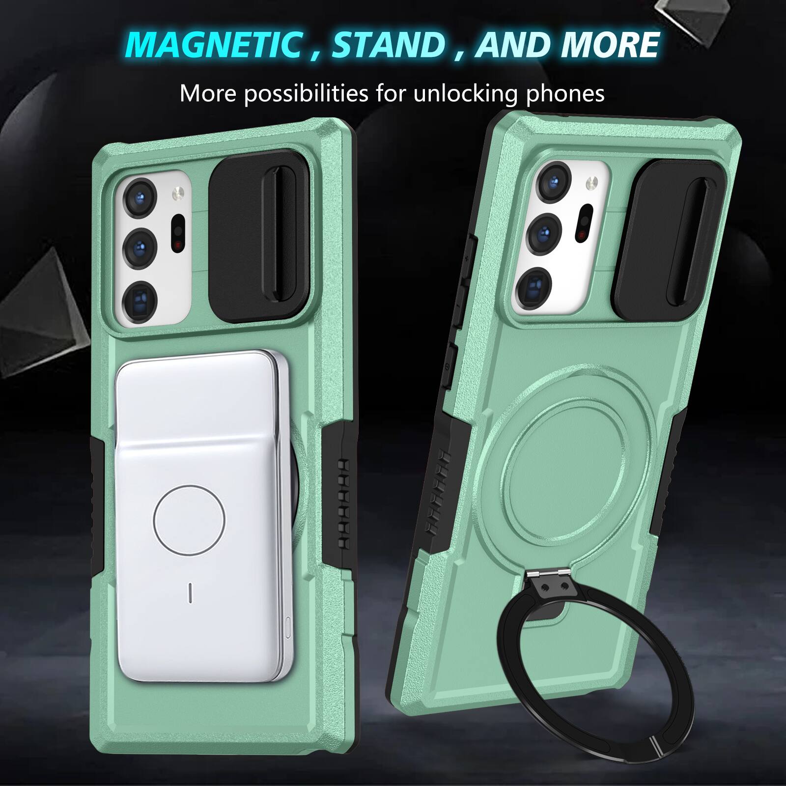 MAGNETIC, STAND, AND MORE  
More possibilities for unlocking phones