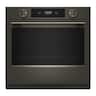KitchenAid - 30 inch Smart Built-In Electric Single Wall Oven with Assisted Cooking Modes - Black Ore