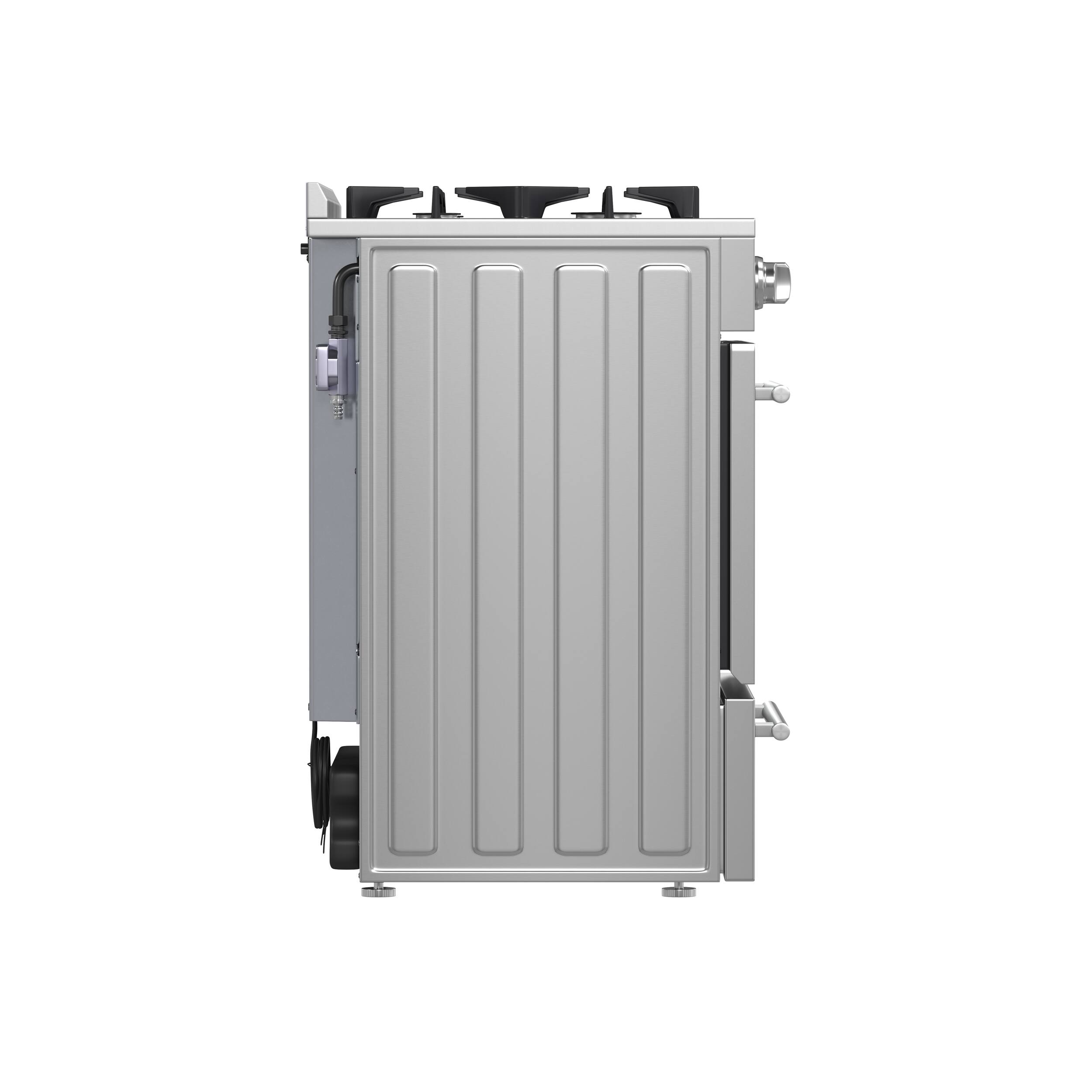 Alt View 1. Forno Appliances - Breno Alta Qualita 2.3 Cu. Ft. Freestanding Gas Range with Steam Clean Function and LP Conversion Kit - Silver.