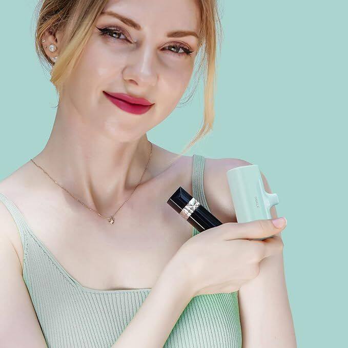 Alt View 2. iWalk - iWALK Small Portable Charger 4500mAh Ultra-Compact Power Bank Cute Battery Pack - Green.