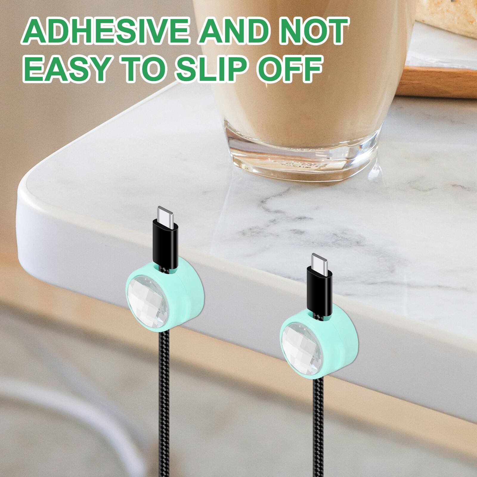 ADHESIVE AND NOT EASY TO SLIP OFF