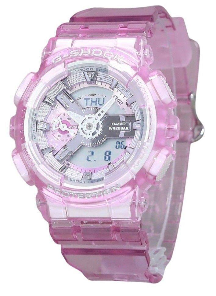 G-SHOCK  
1/1000 SEC  
100 - 500 - 1700  
THU 7  
RESET 90  
STAR  
CASIO  
WR20BAR  
SPLIT 30 10  
D 05  
2.8  
06  
SHOCK RESIST  
PROTECTION