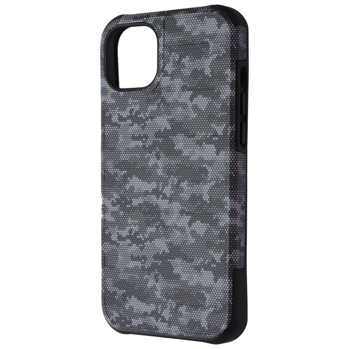 Front. Verizon - Verizon Rugged Series Case for Apple iPhone 14 Plus - Black Camo - Multicolor.