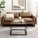 Alt View 11. Walker Edison - Modern Parquet Square Coffee Table - Parquet Veneer.