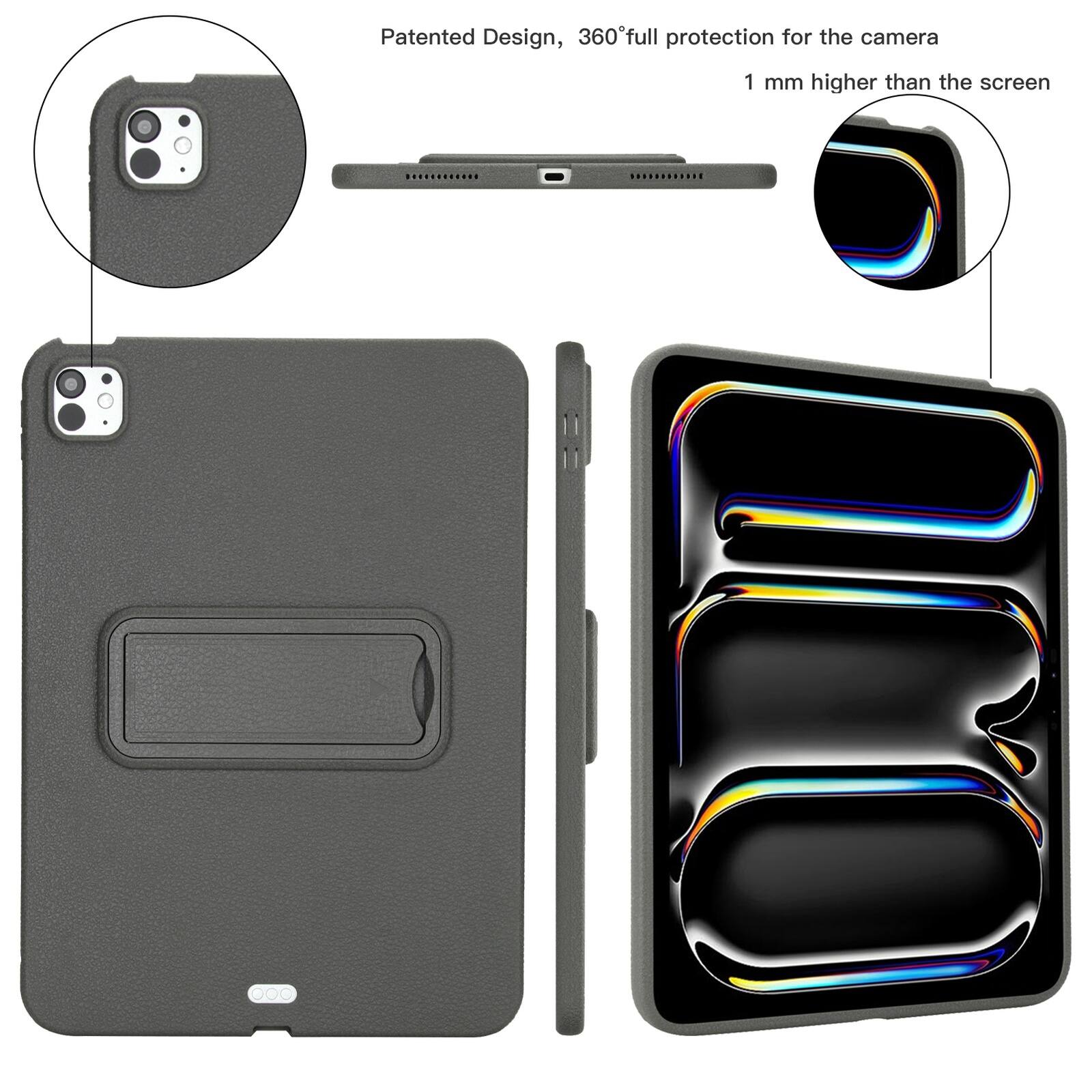 Patented Design, 360° full protection for the camera  
1 mm higher than the screen