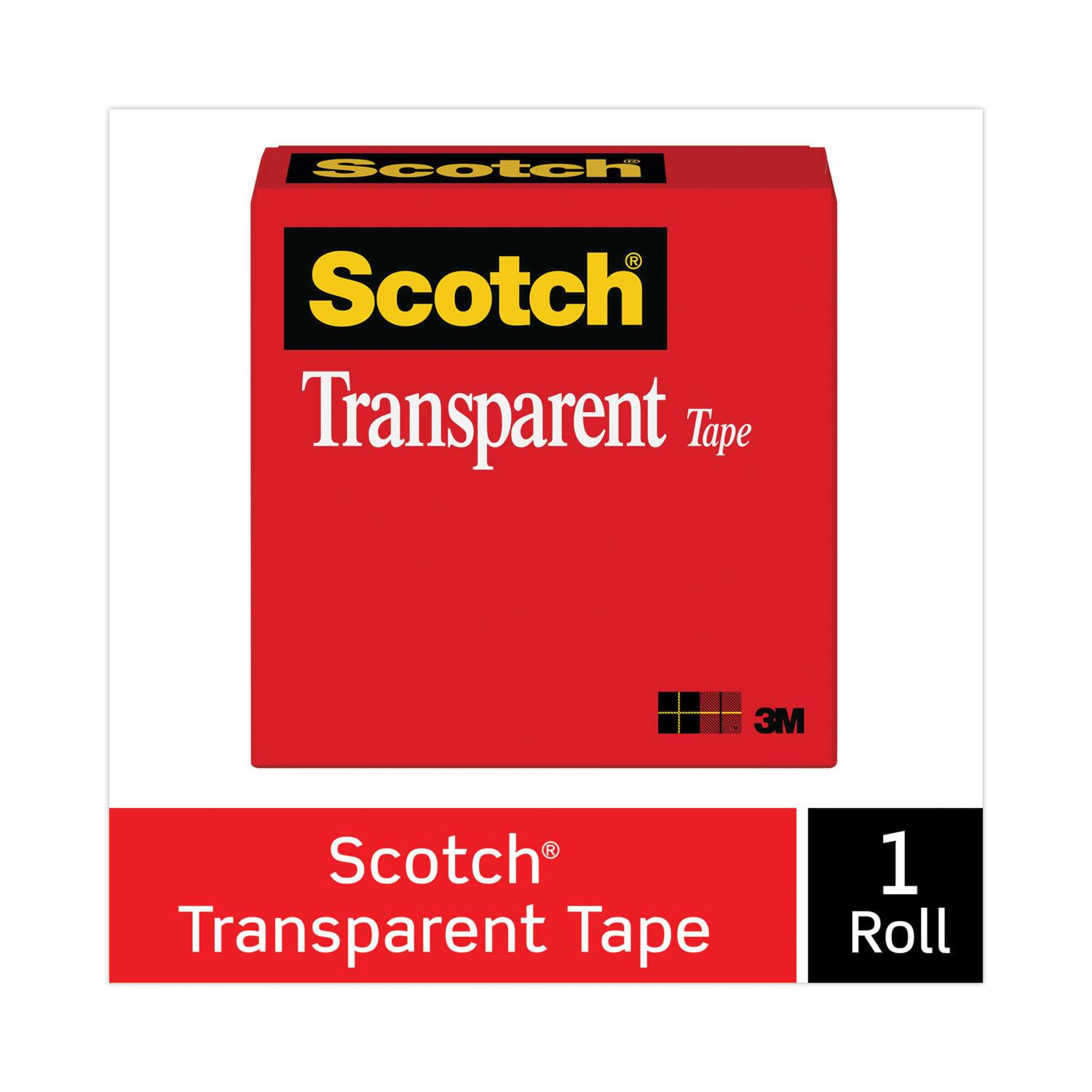 Scotch Transparent Tape  
1 Roll