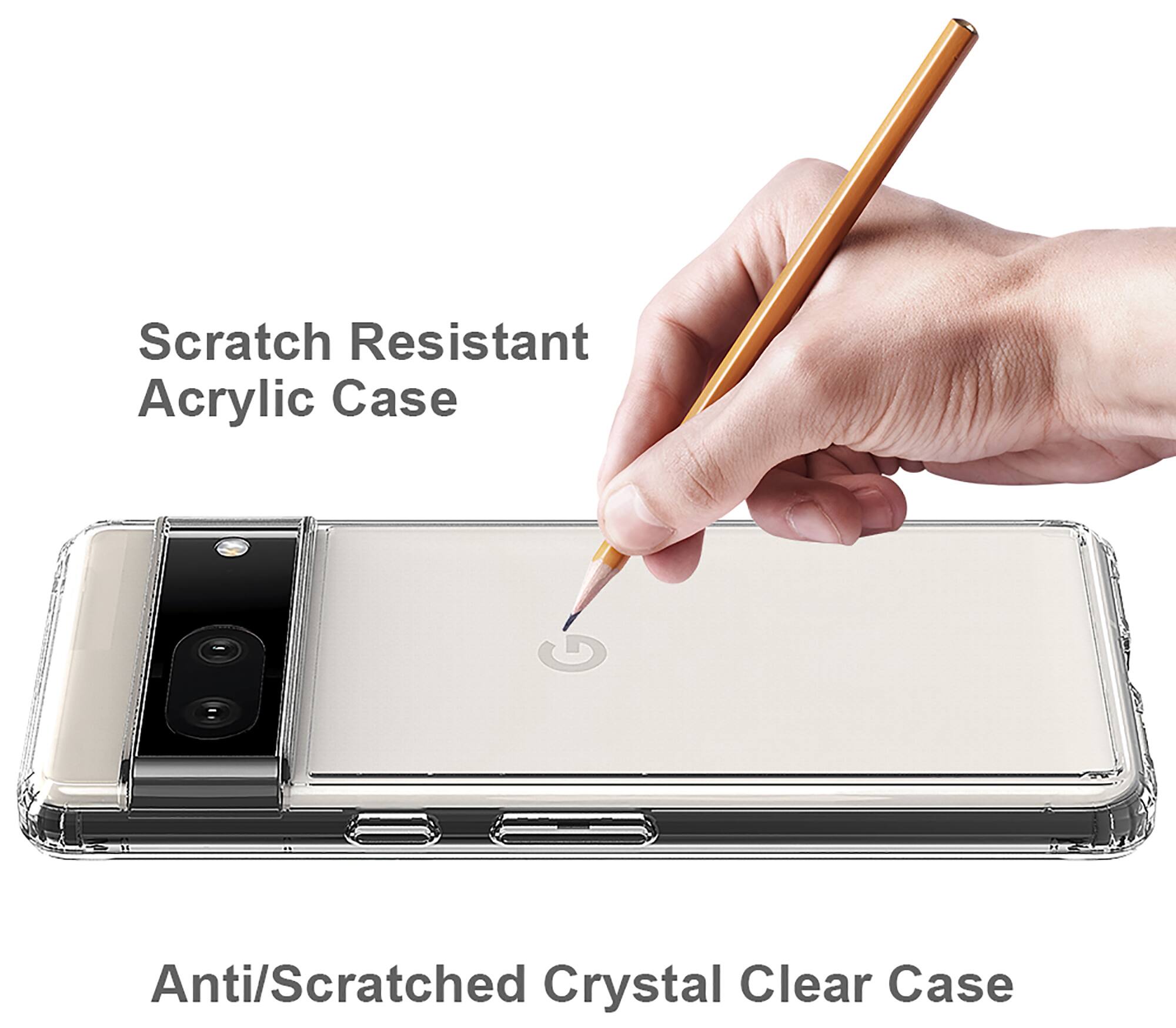Scratch Resistant Acrylic Case  
Anti/Scratched Crystal Clear Case