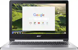 Acer - Refurbished Excellent - Chromebook 13.3-inch convertible 2-in-1 Chromebook, 4GB RAM, 32GB Storage - Silver
