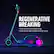 REGENERATIVE BREAKING
- Converts braking into usable energy.
- Helps extend range during stop-and-go riding.