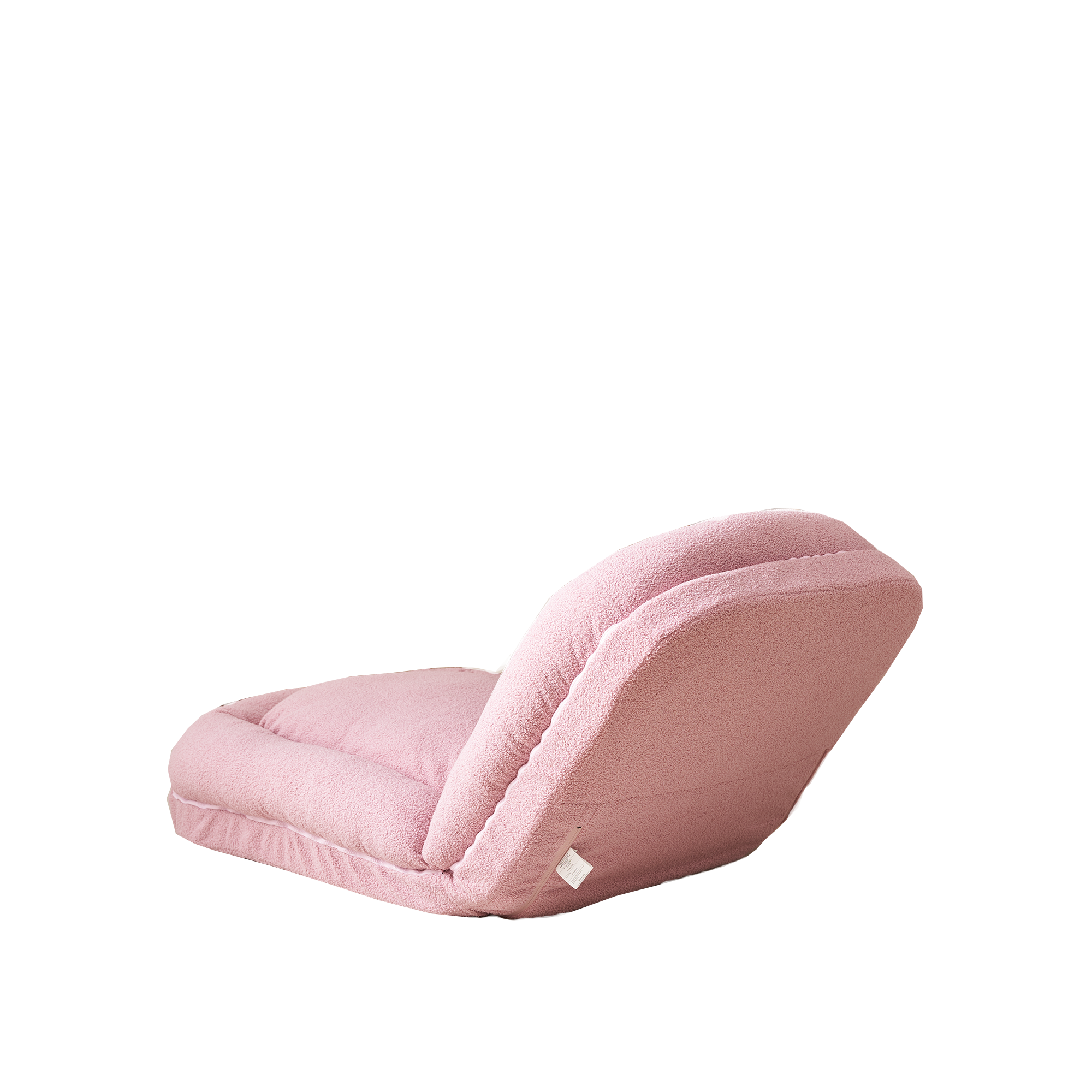 Alt View 10. GOODSILO - Triple Fold Down Convertible Sofa Bed with 18-Position Adjustable Backrest for Versatile Lounging and Sleeping - Pink.