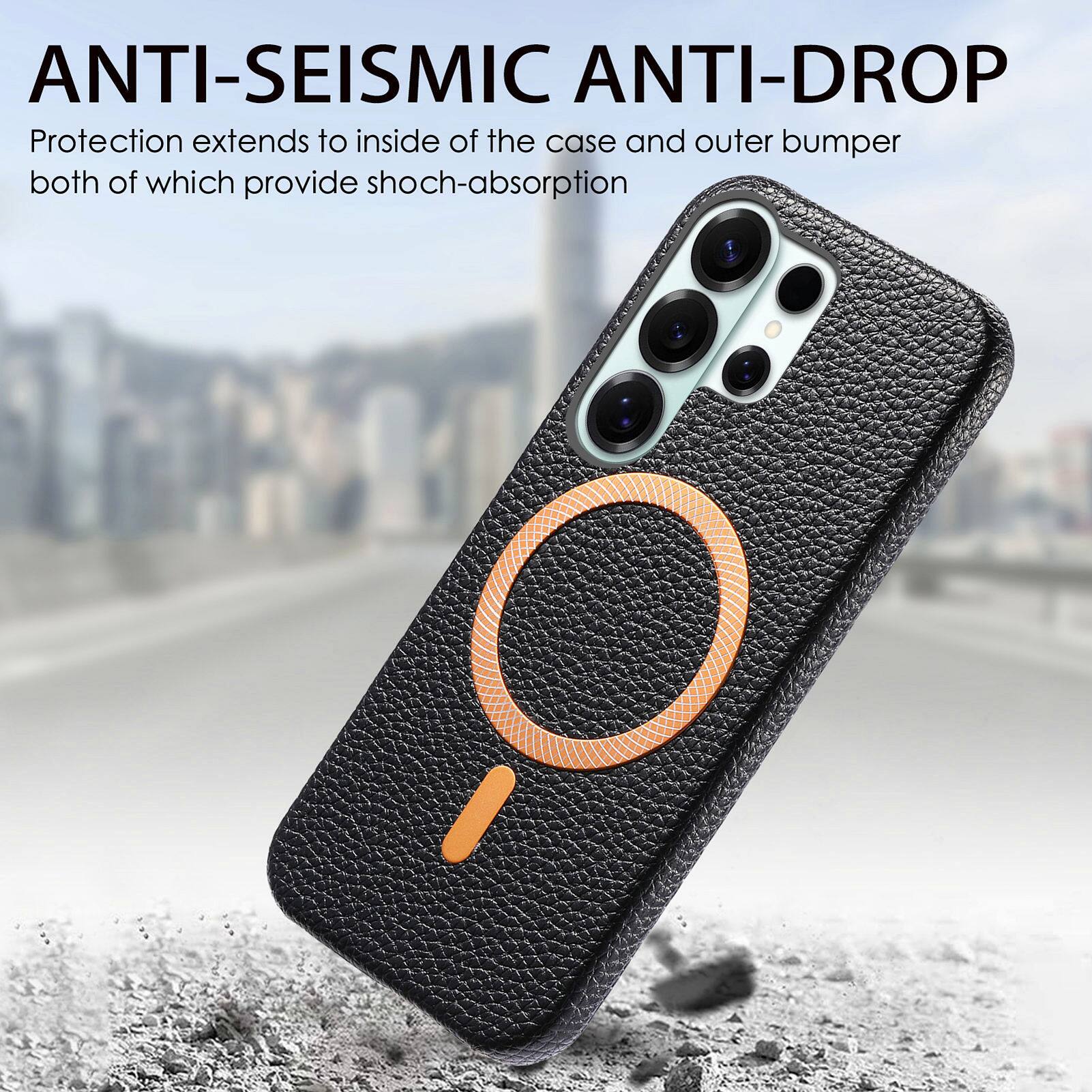 ANTI-SEISMIC ANTI-DROP  
Protection extends to inside of the case and outer bumper both of which provide shock-absorption