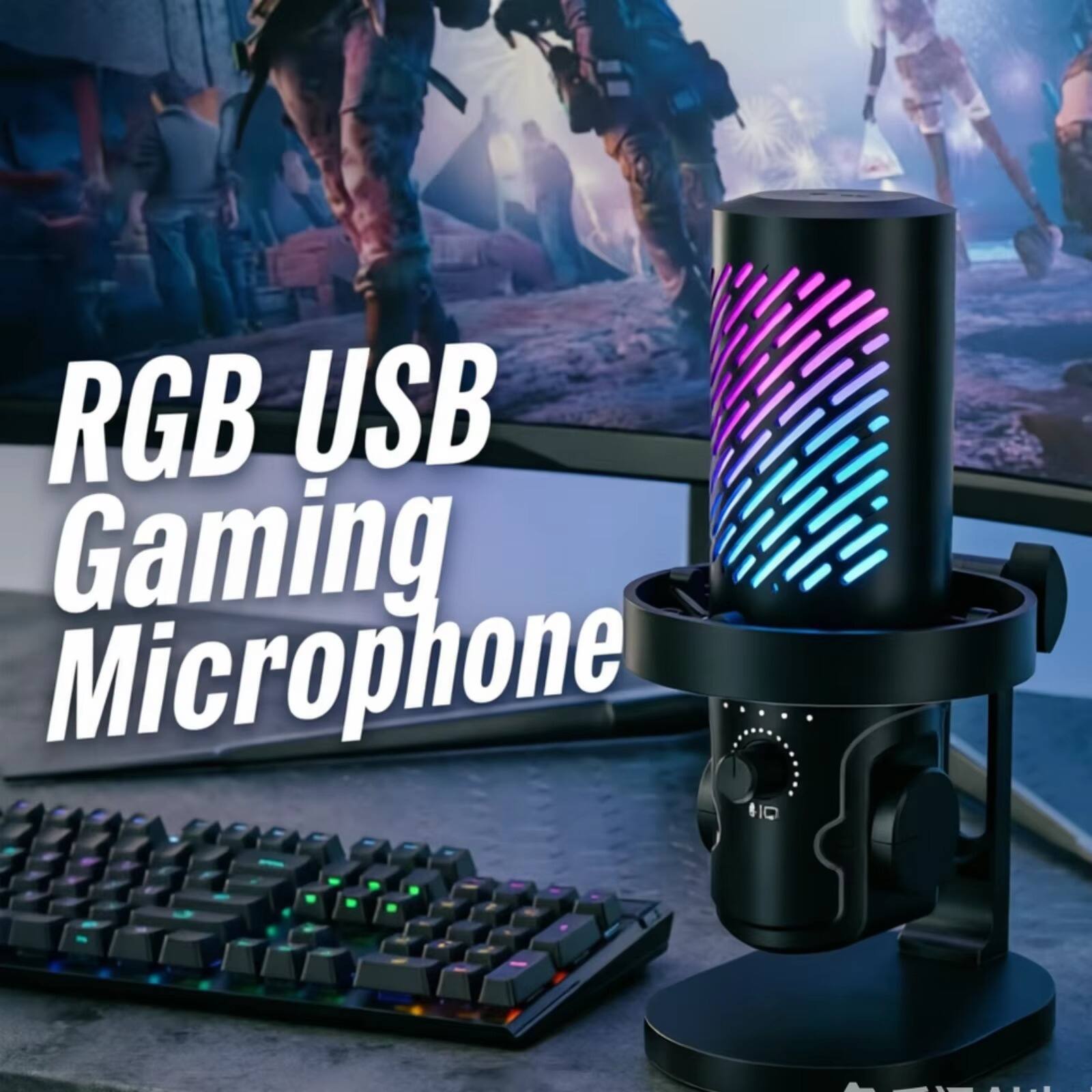 RGB USB Gaming Microphone