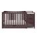 Alt View 11. Graco - Remi 4-in-1 Convertible Crib and Changer - Espresso.