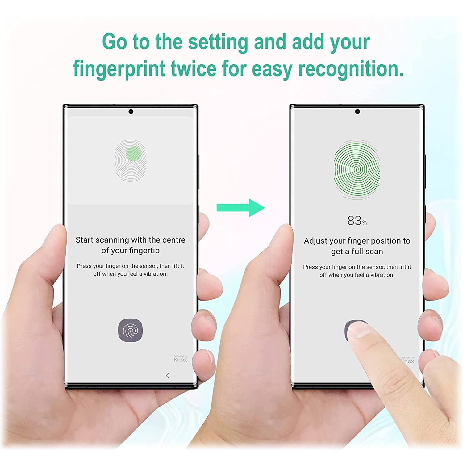 Alt View 14. SaharaCase - ZeroDamage Ultra Strong+ Tempered Glass Screen Protector for Samsung Galaxy S22 Ultra - Clear.