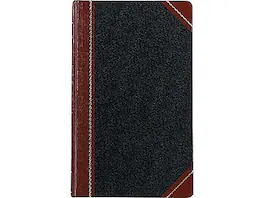 Esselte - Boorum & Pease 9 Series Record Book, 8.63"W x 14.13"H, 250 Sheets/Book - Black